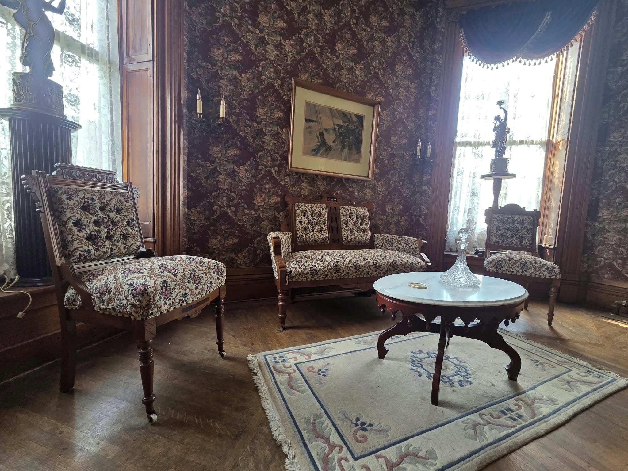 Historic sitting area at the Thomas H. Russell House