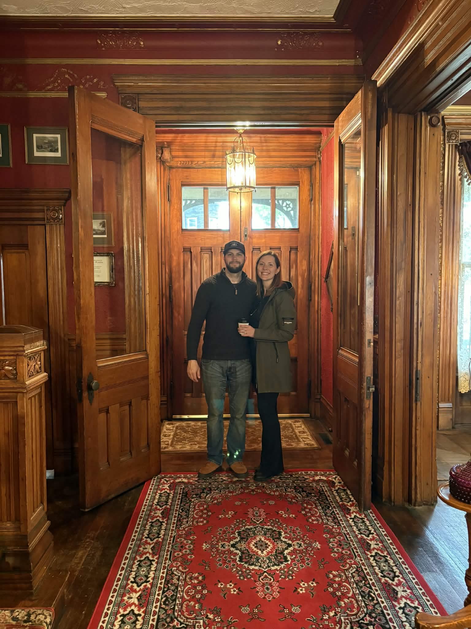 Tom and Laura Richards inside the Thomas Russell House